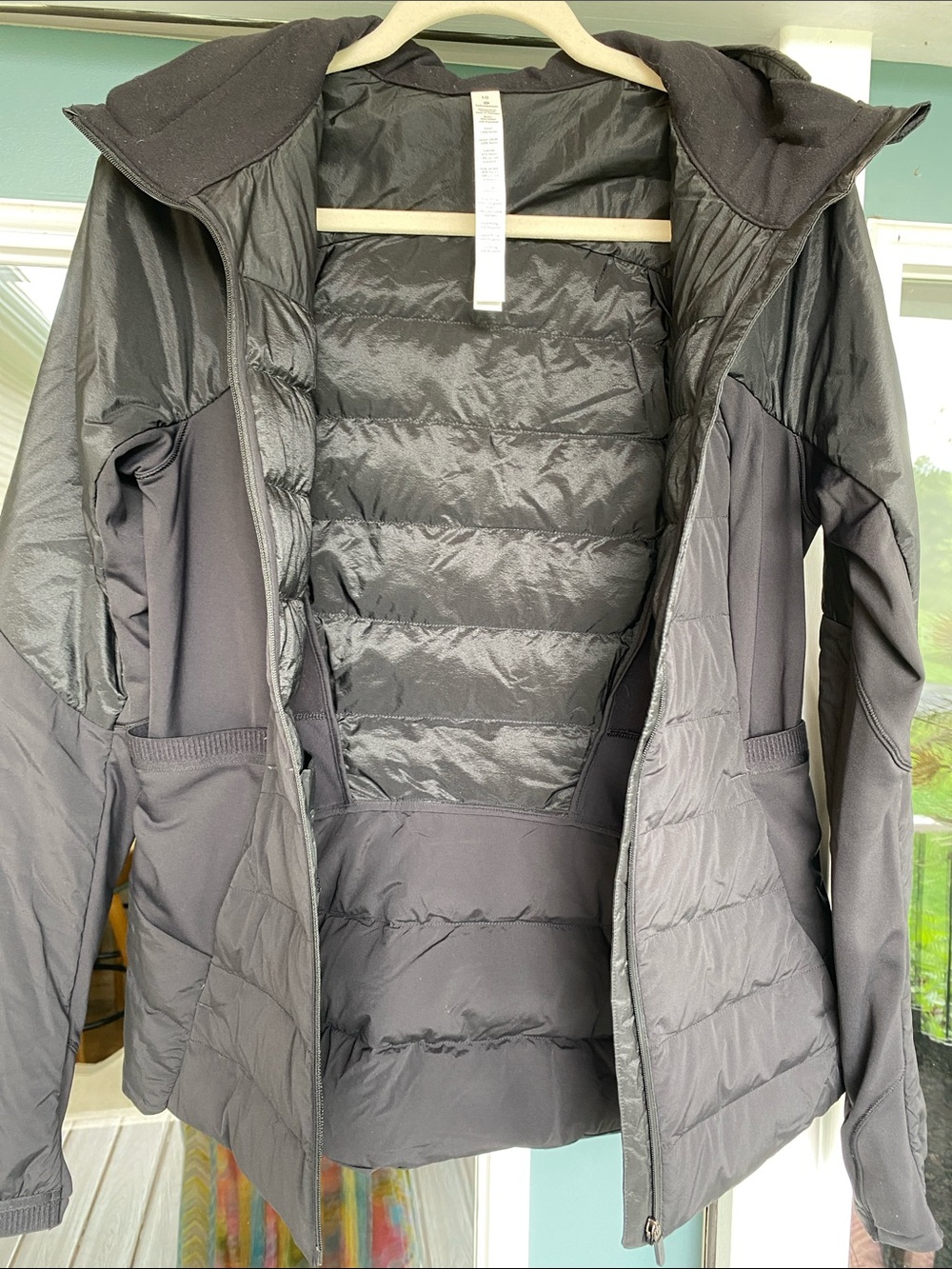 lululemon athletica Black Hooded down quilted Jacket - Picture 11 of 13